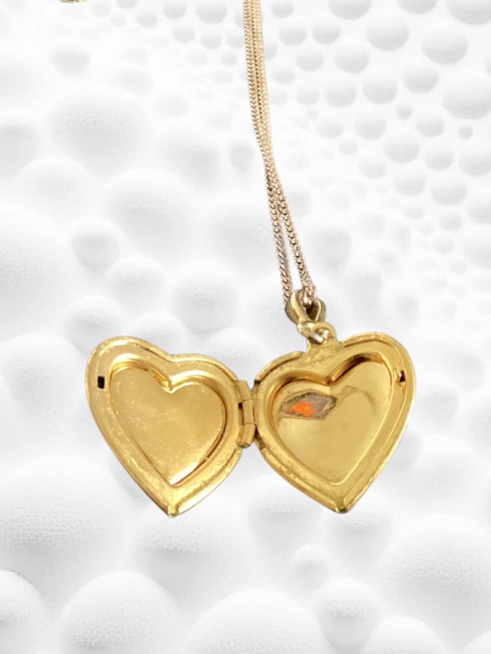 Gold Tone Locket - Picture 2 of 3